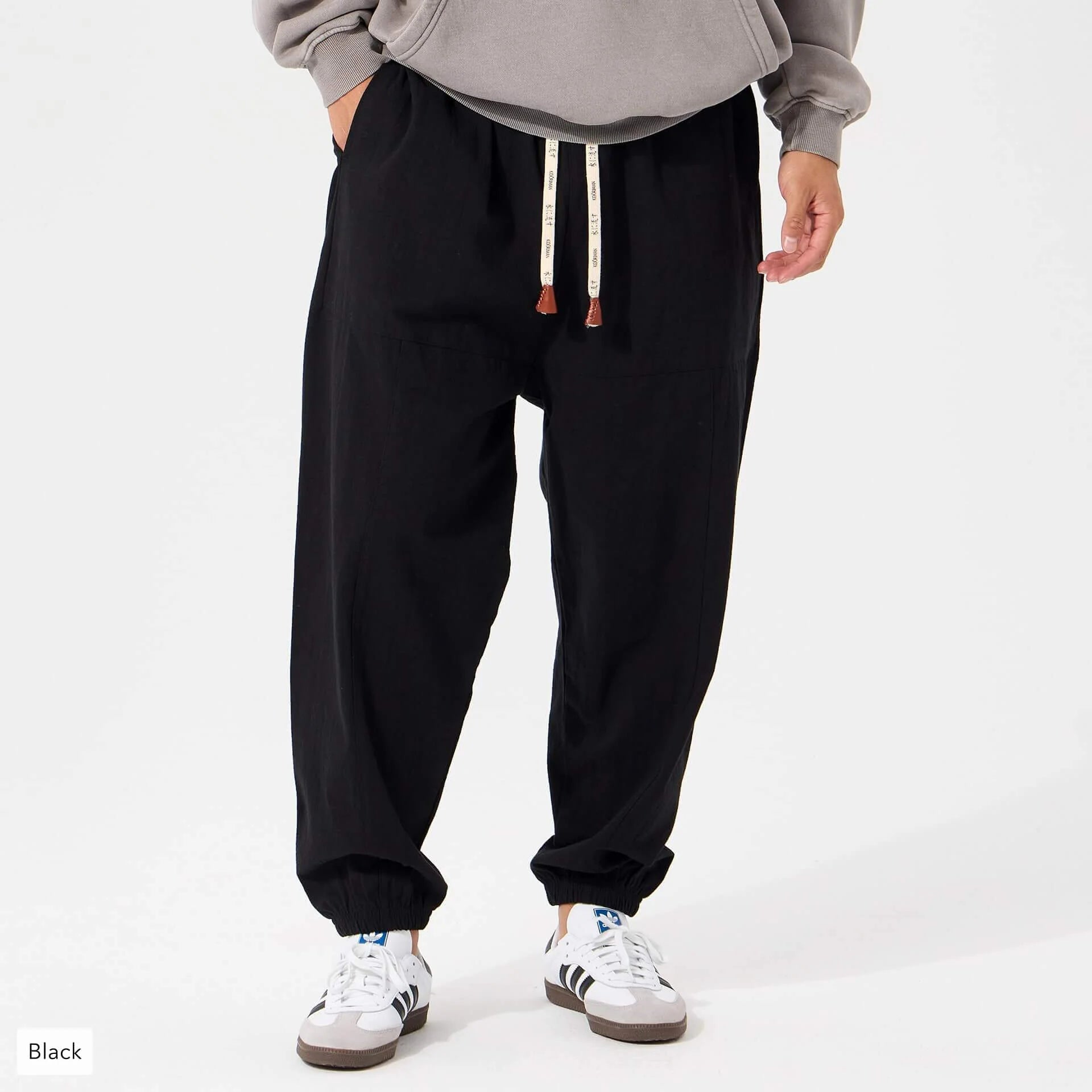 Zwart / 3XL / Lang